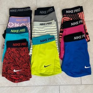 Nike pro shorts 10 pairs, SOLD SOLD SOLD